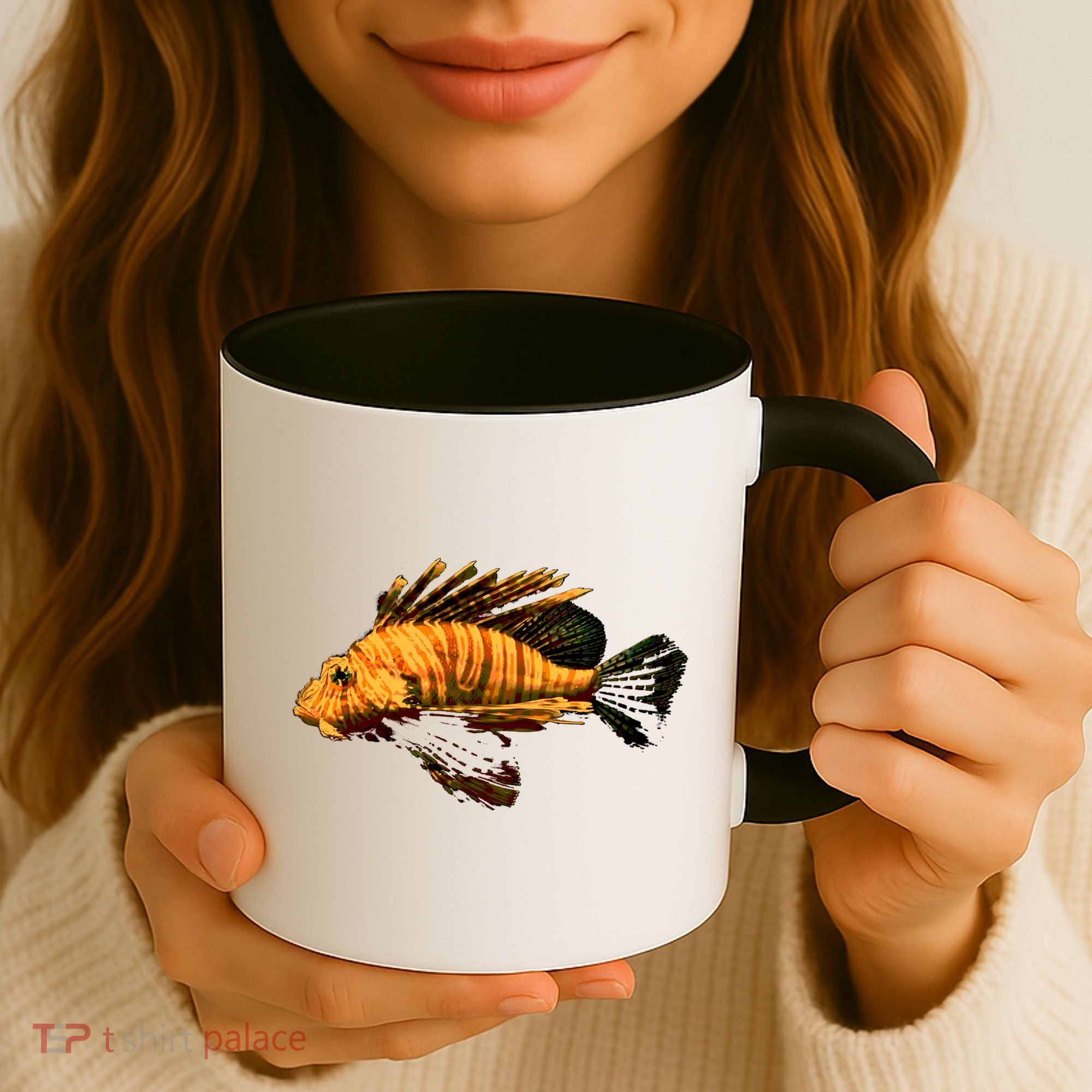 Lionfish Save The Tropical Ocean Reef Coral Lion Fish Gift Coffee Mug