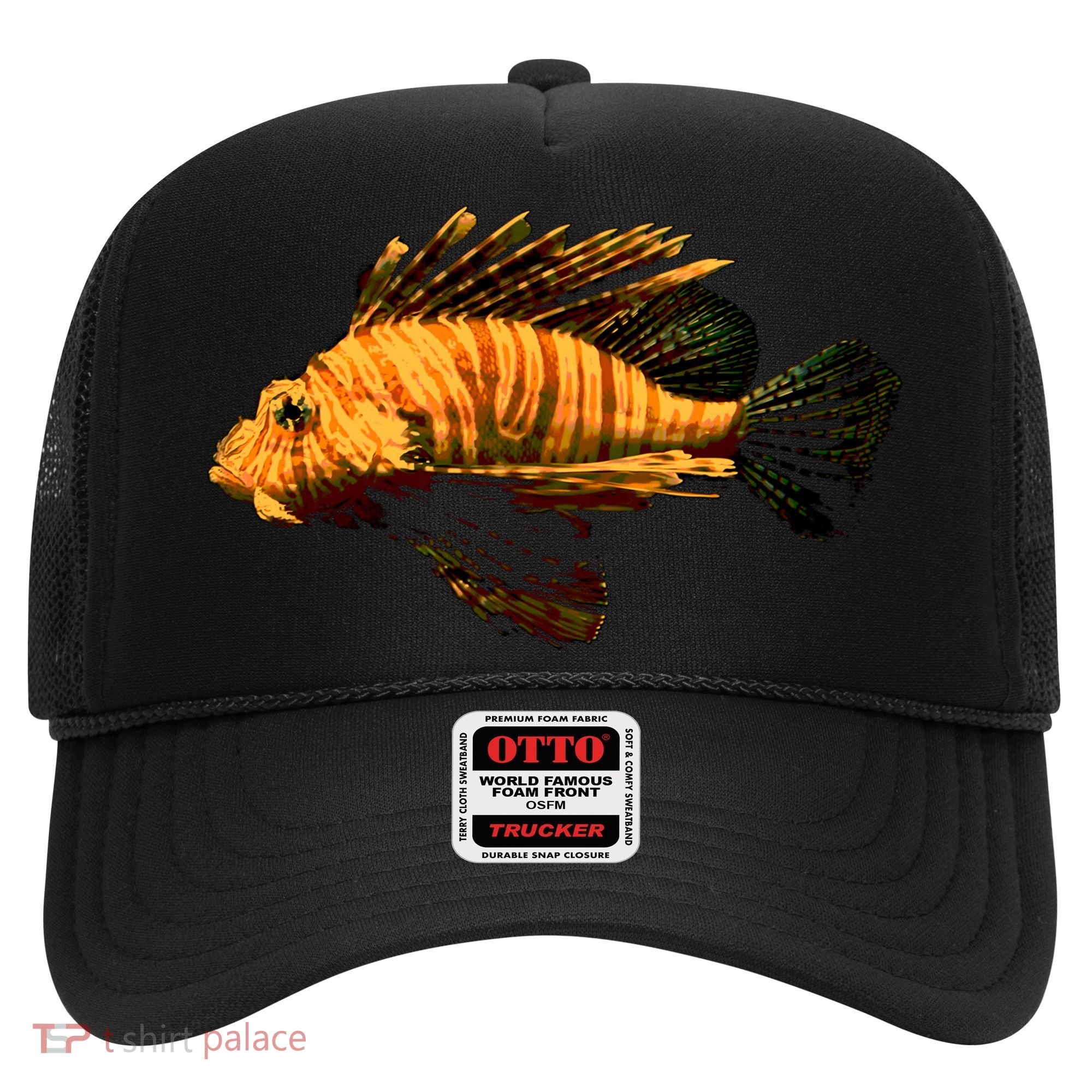 Lionfish Save The Tropical Ocean Reef Coral Lion Fish Gift Hat