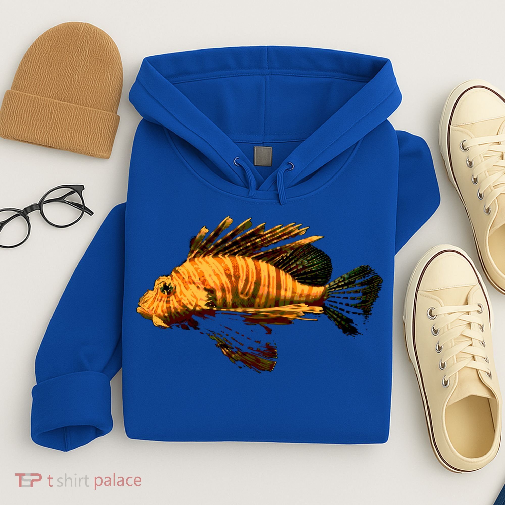 Lionfish Save The Tropical Ocean Reef Coral Lion Fish Gift Hoodie