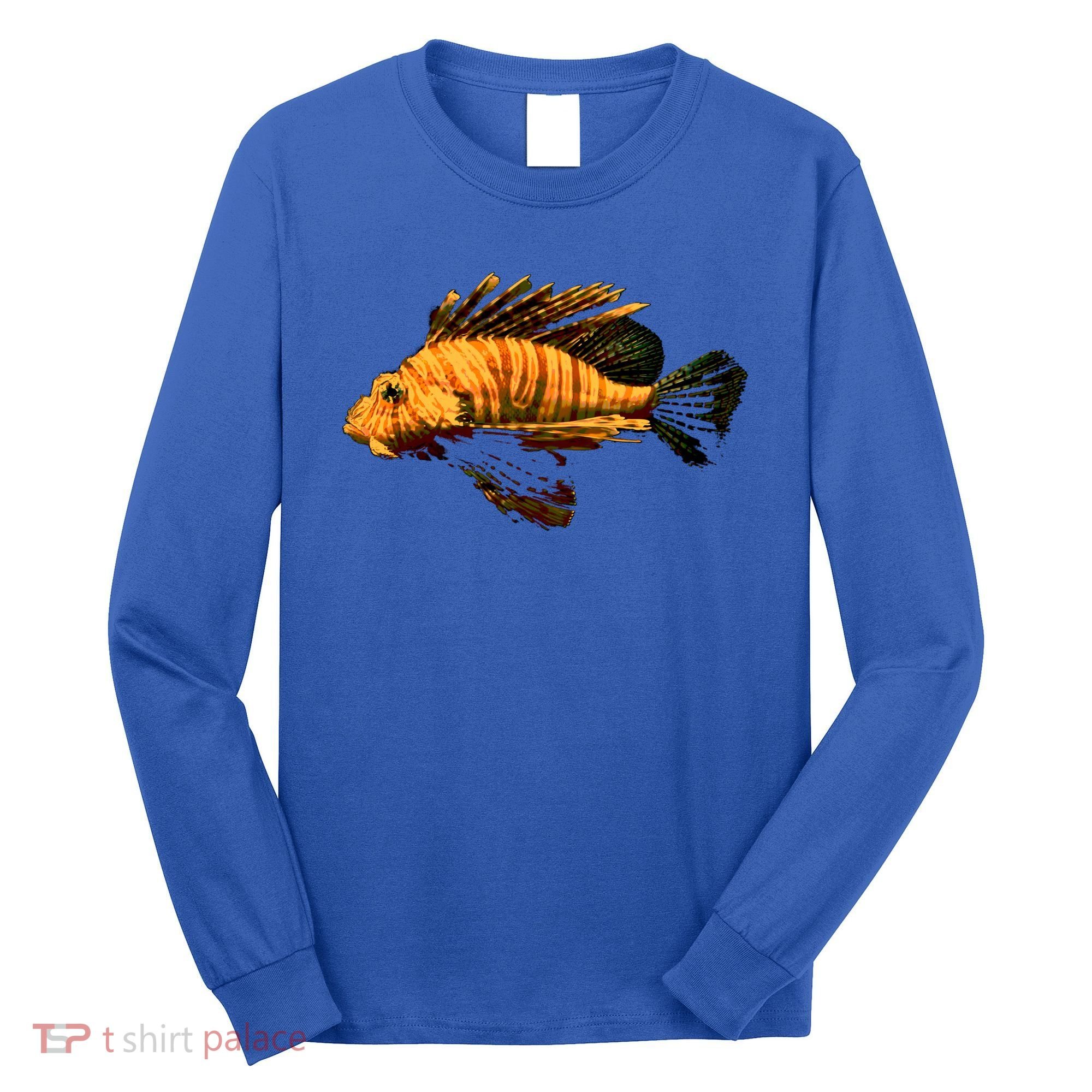 Lionfish Save The Tropical Ocean Reef Coral Lion Fish Gift Long Sleeve Shirt