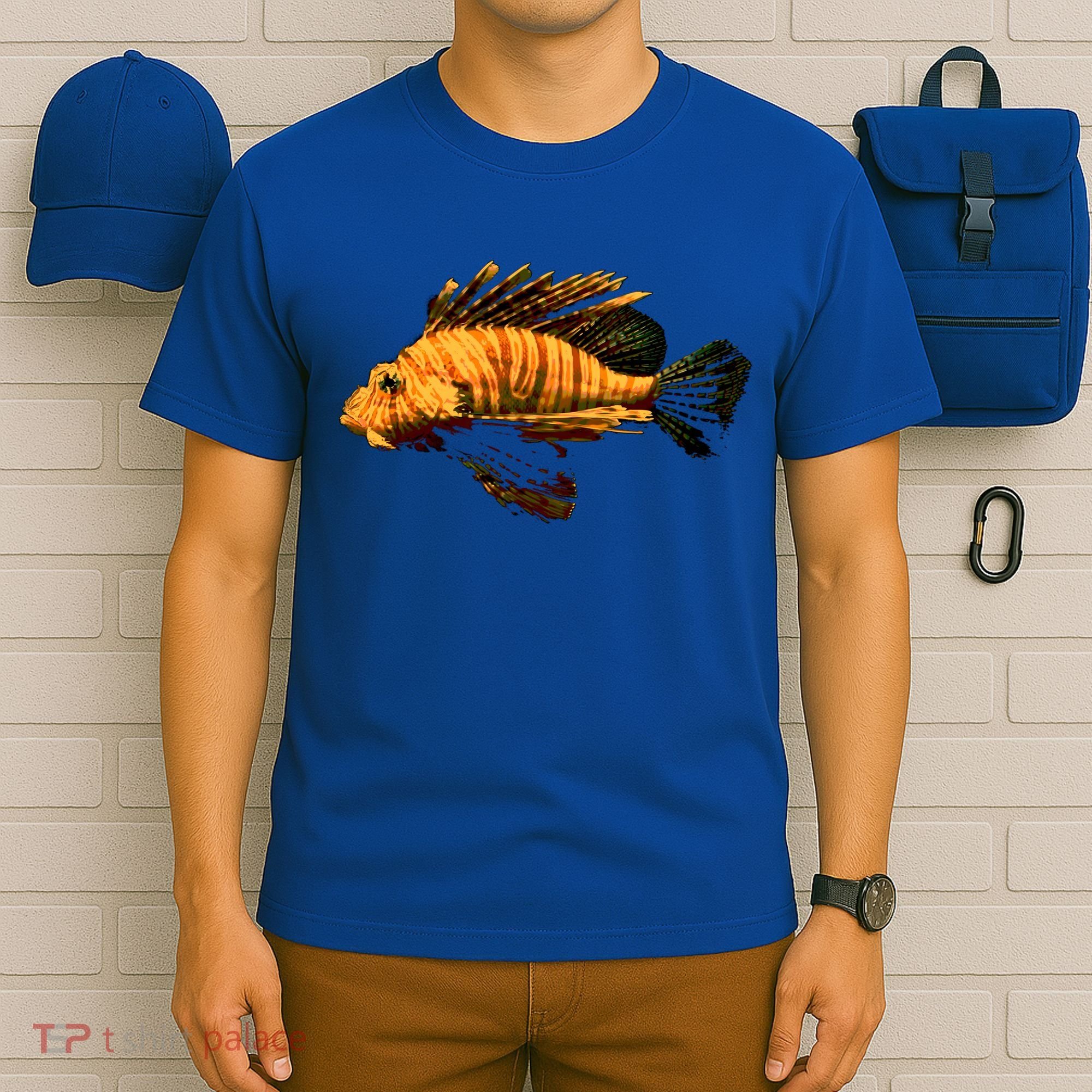 Lionfish Save The Tropical Ocean Reef Coral Lion Fish Gift T-Shirt