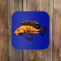 Lionfish Save The Tropical Ocean Reef Coral Lion Fish Gift Coaster thumb 0