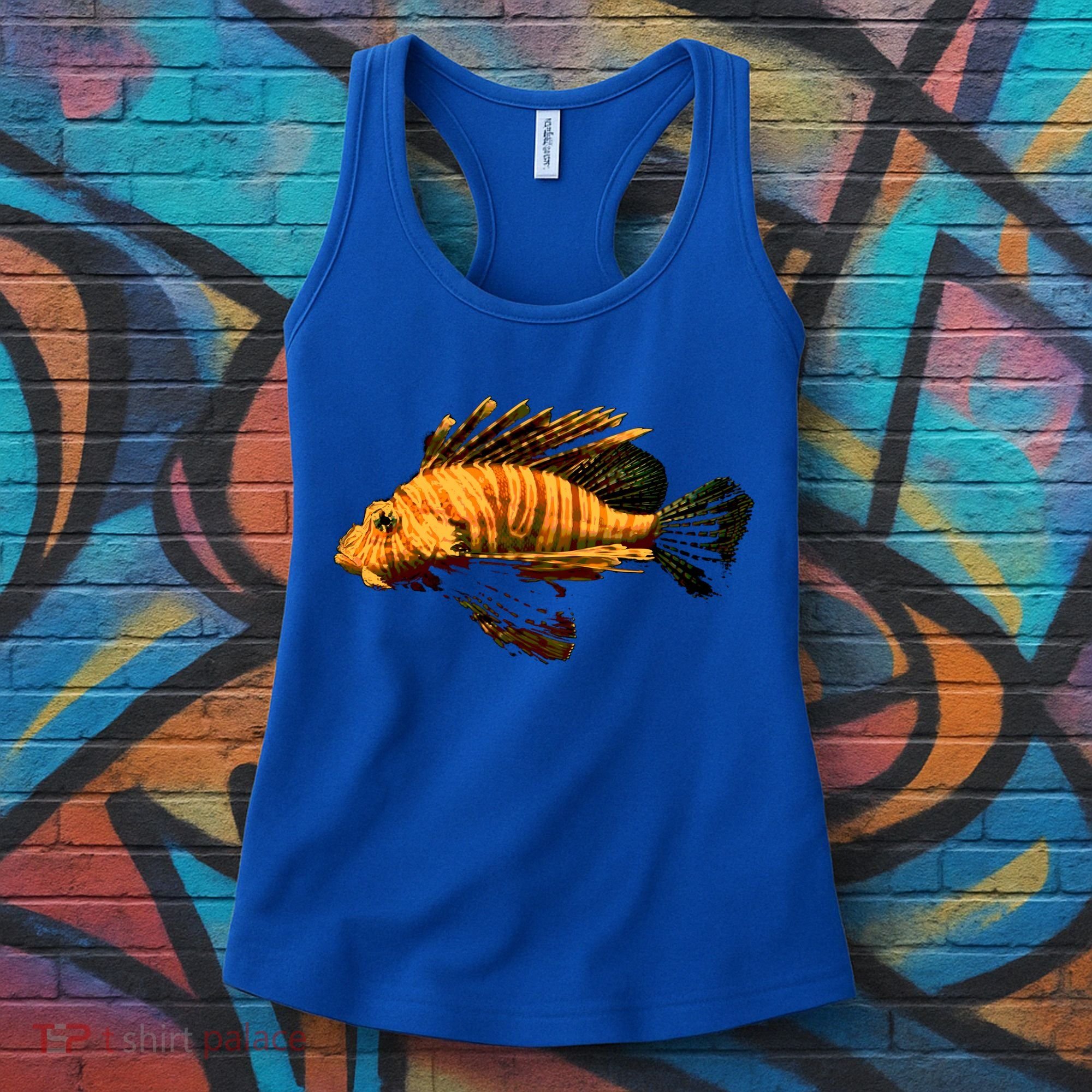Lionfish Save The Tropical Ocean Reef Coral Lion Fish Gift Women's Tank Top