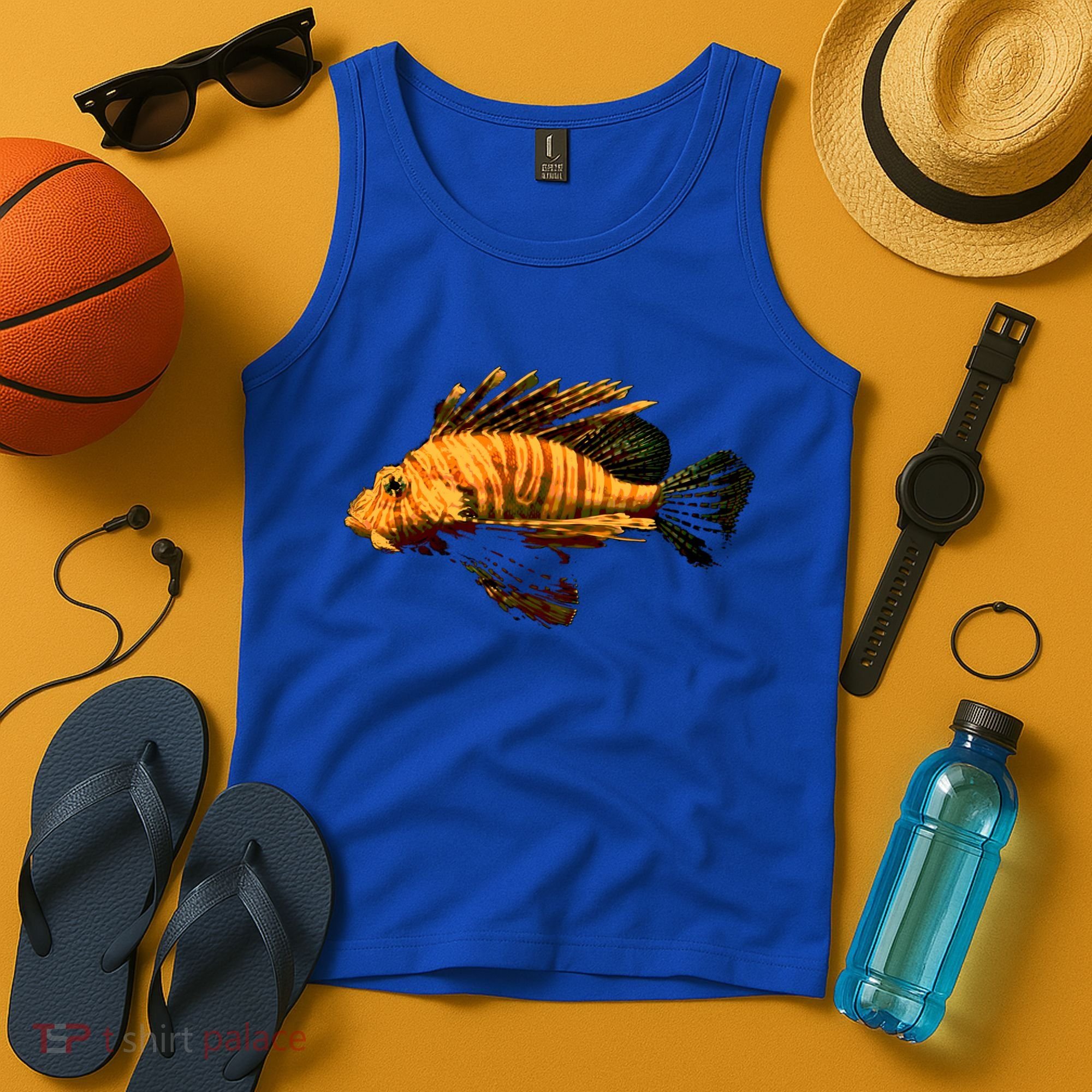 Lionfish Save The Tropical Ocean Reef Coral Lion Fish Gift Tank Top
