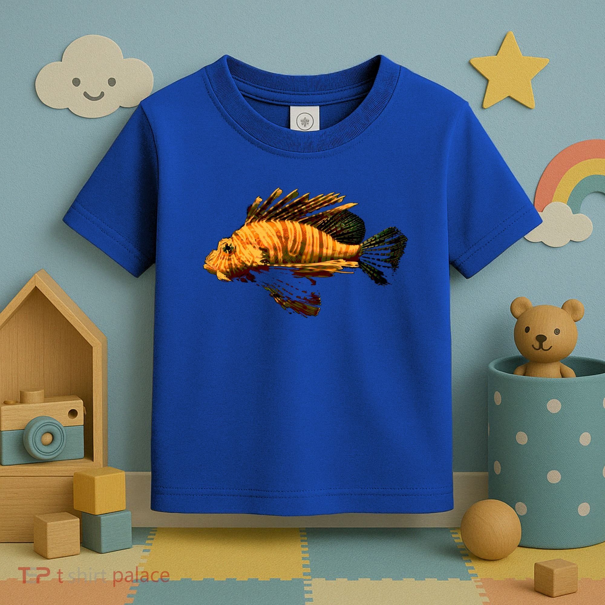 Lionfish Save The Tropical Ocean Reef Coral Lion Fish Gift Toddler T-Shirt
