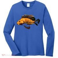 Lionfish Save The Tropical Ocean Reef Coral Lion Fish Gift Women's Long Sleeve Shirt thumb 0