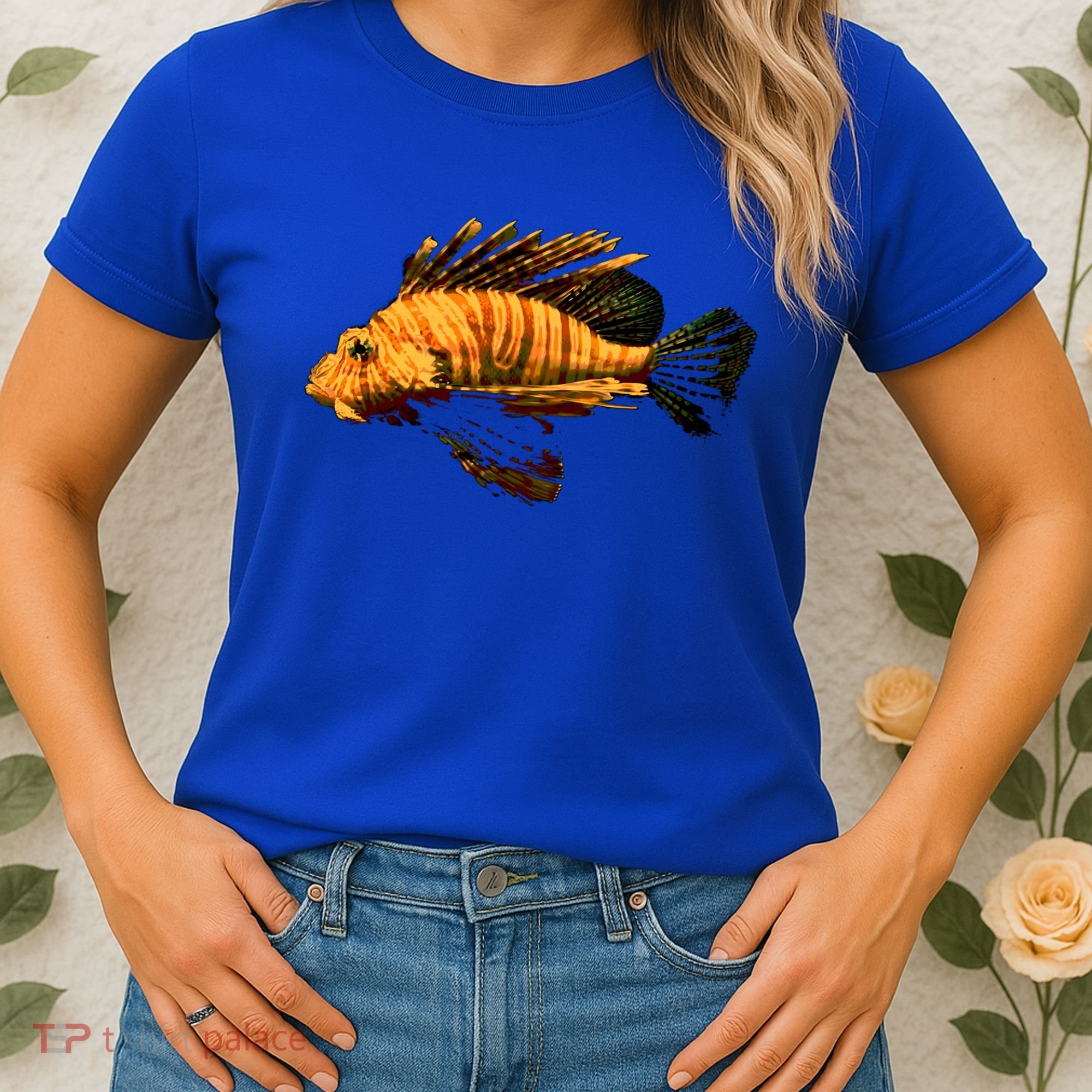 Lionfish Save The Tropical Ocean Reef Coral Lion Fish Gift Women's T-Shirt