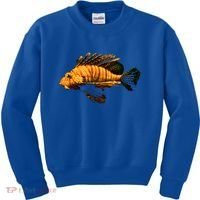 Lionfish Save The Tropical Ocean Reef Coral Lion Fish Gift Kids Sweatshirt thumb 0