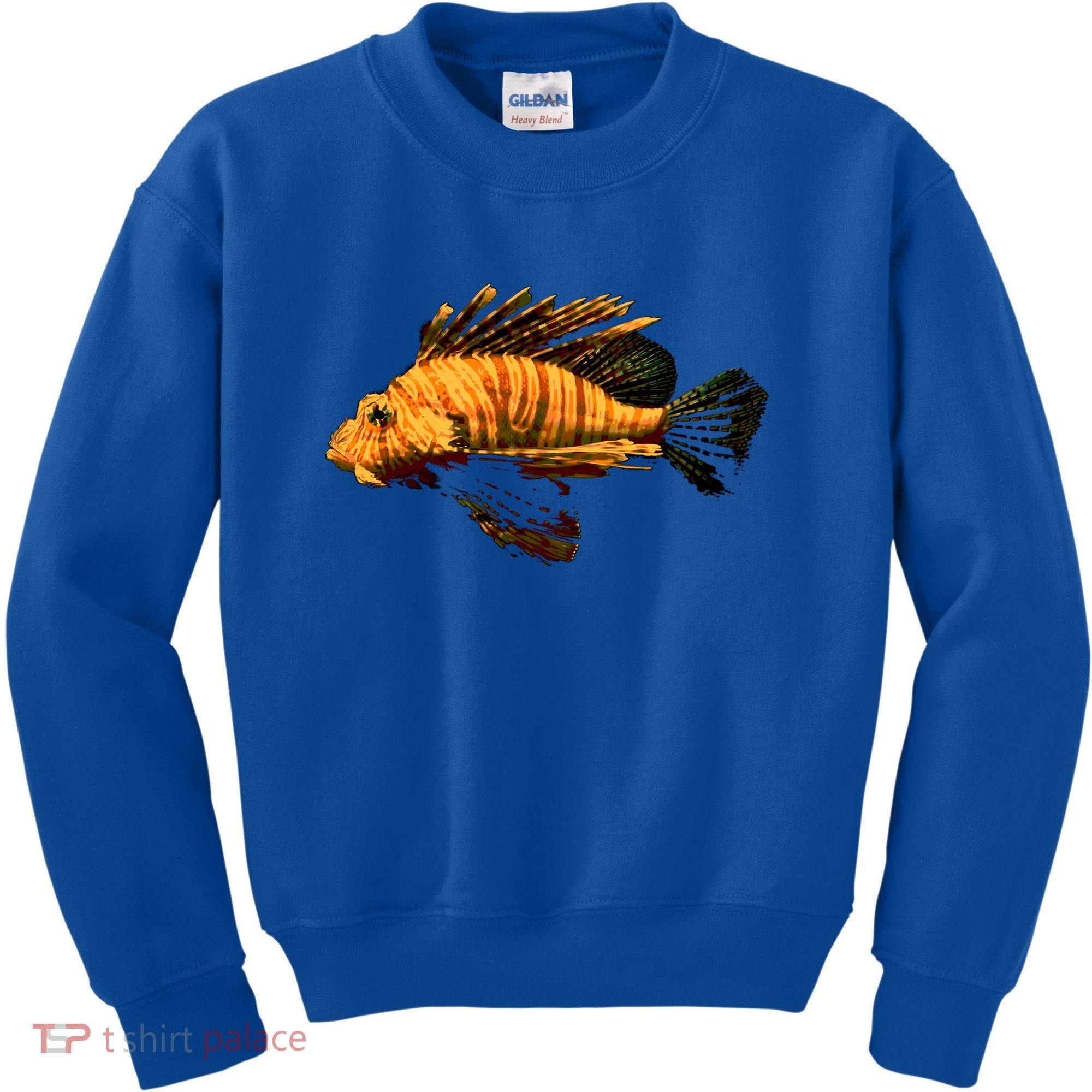 Lionfish Save The Tropical Ocean Reef Coral Lion Fish Gift Kids Sweatshirt