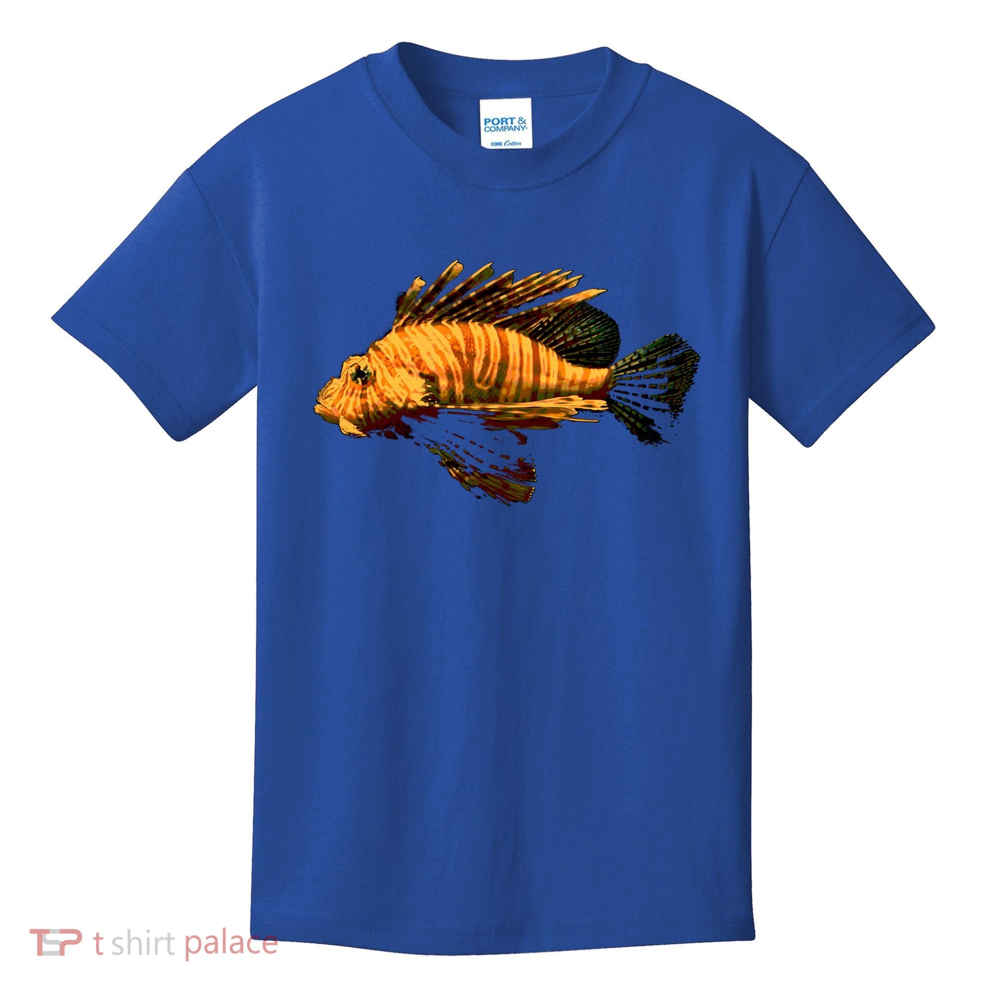 Lionfish Save The Tropical Ocean Reef Coral Lion Fish Gift Kids T-Shirt