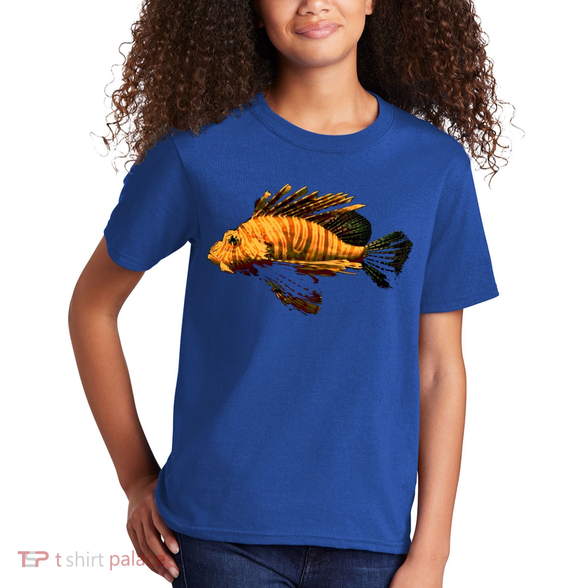 Lionfish Save The Tropical Ocean Reef Coral Lion Fish Gift Kids T-Shirt