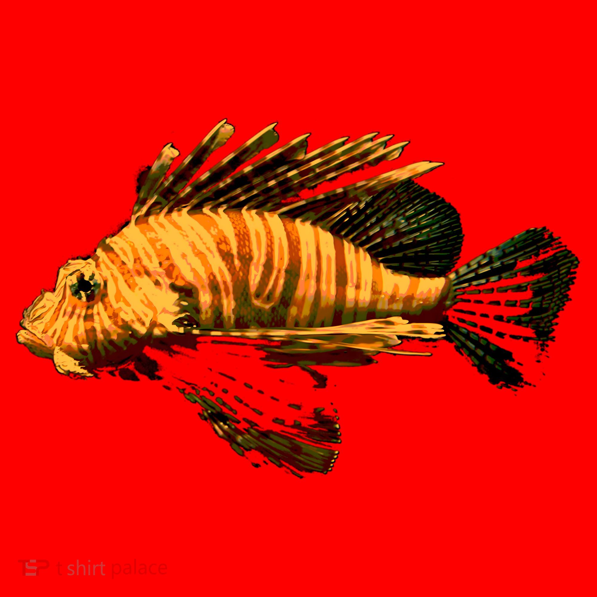 Lionfish Save The Tropical Ocean Reef Coral Lion Fish Gift Santa Hat