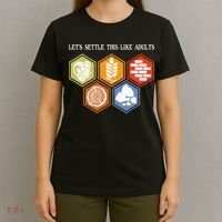 Let's Settle This Like Adults Tabletop Game Board Gaming T-Shirt thumb 4