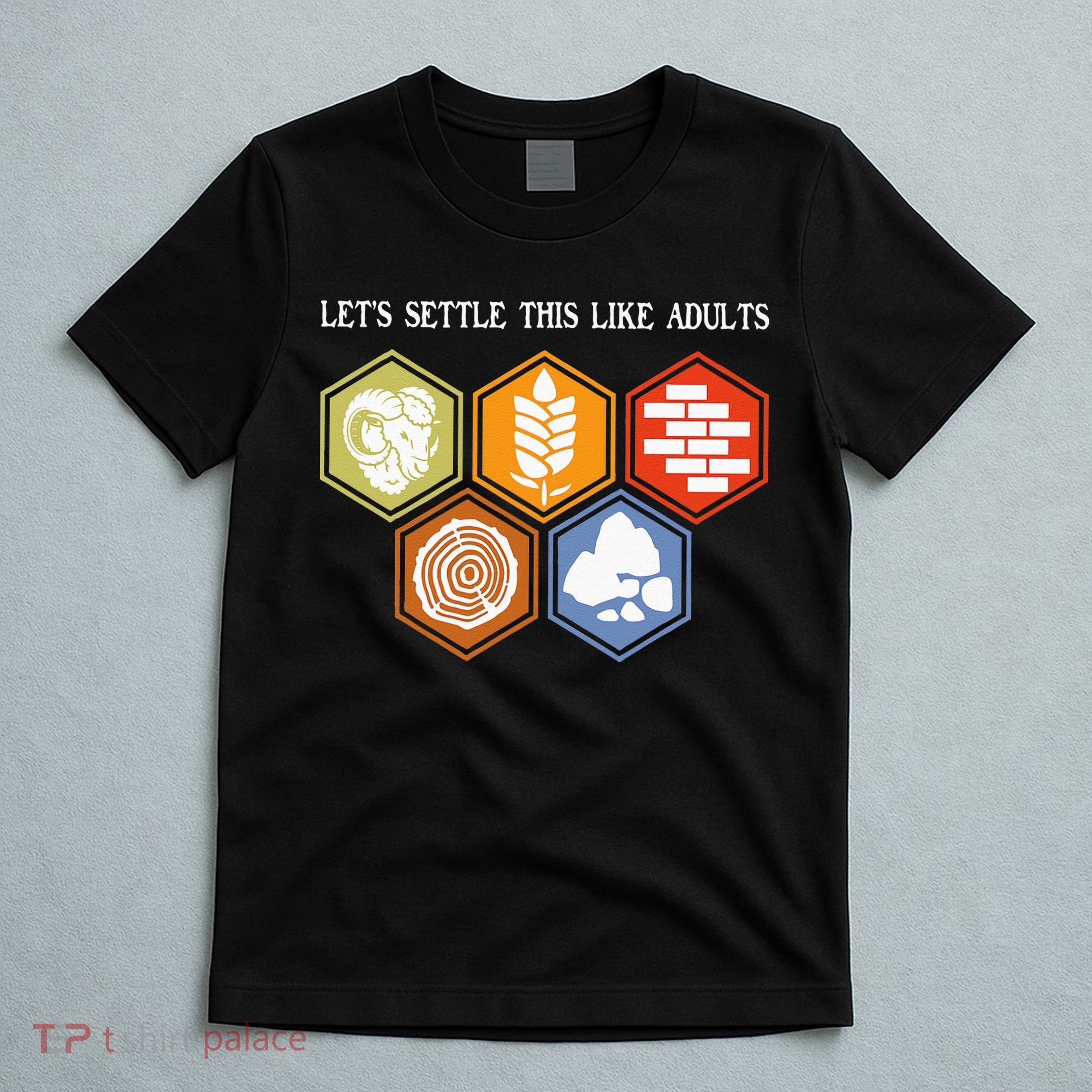 Let's Settle This Like Adults Tabletop Game Board Gaming T-Shirt