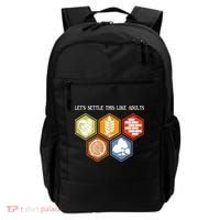Let's Settle This Like Adults Tabletop Game Board Gaming Backpack thumb 0