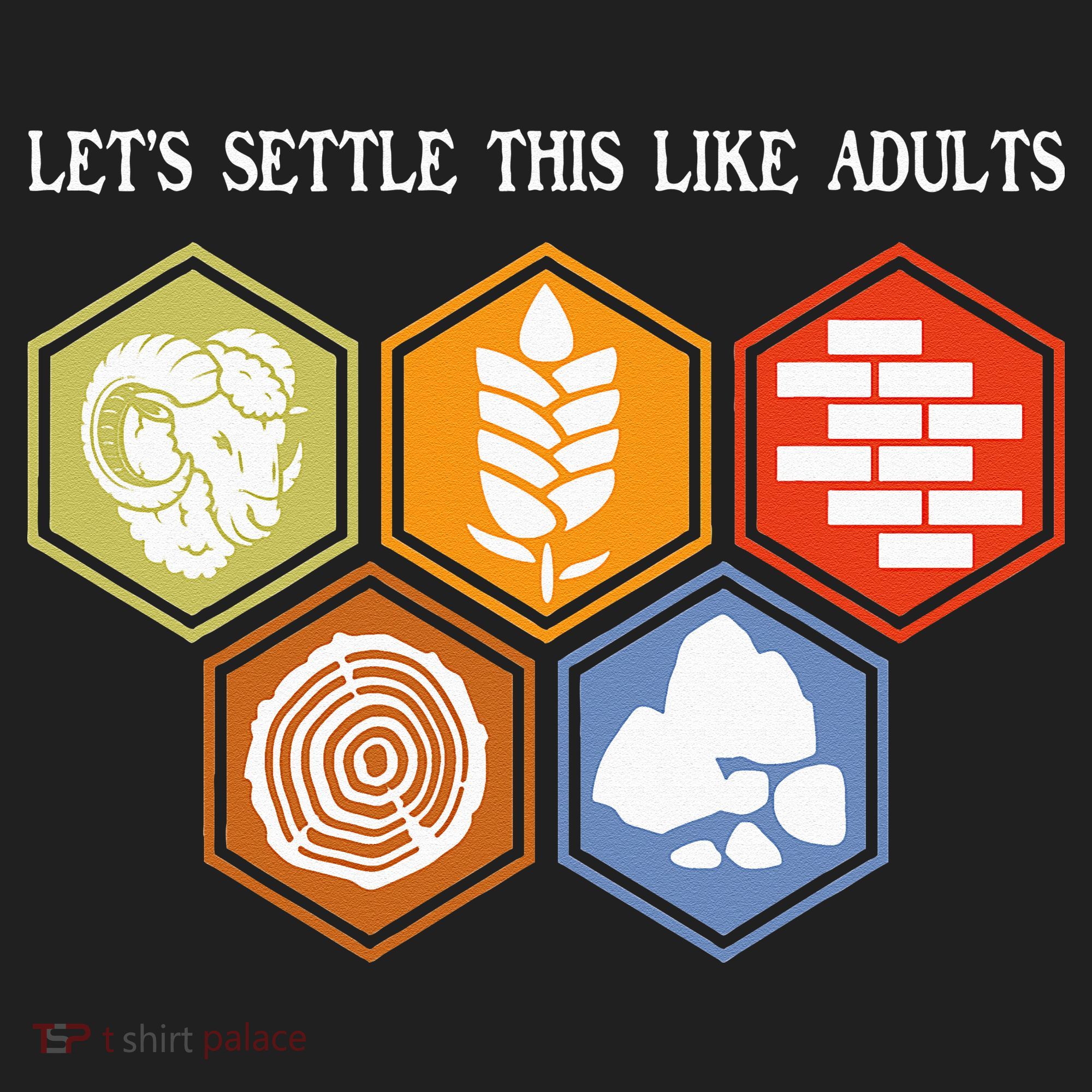 Let's Settle This Like Adults Tabletop Game Board Gaming Beanie
