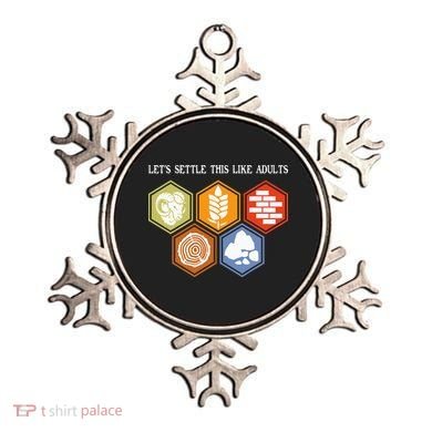 Let's Settle This Like Adults Tabletop Game Board Gaming Ornament