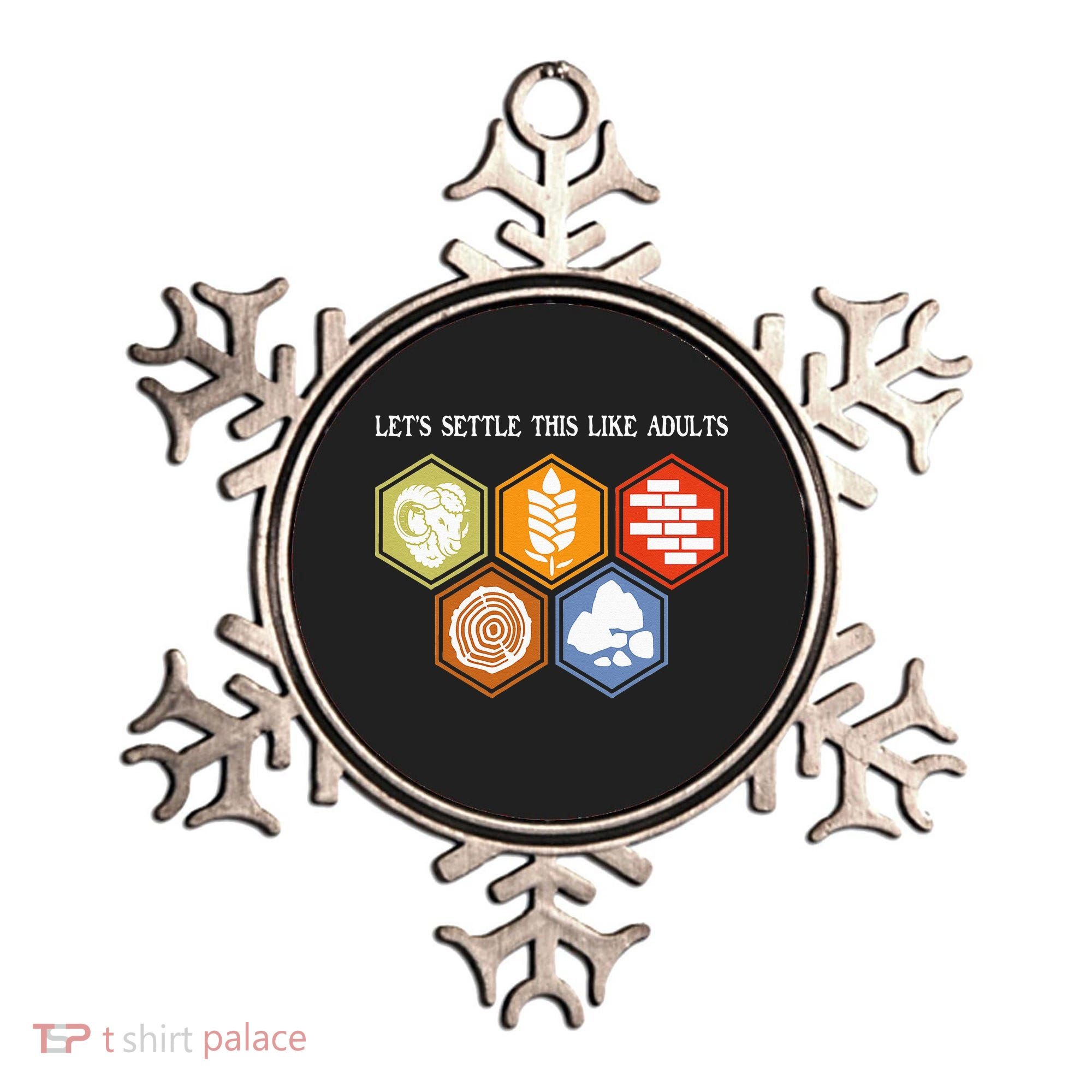 Let's Settle This Like Adults Tabletop Game Board Gaming Ornament