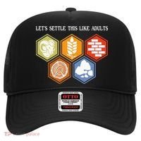 Let's Settle This Like Adults Tabletop Game Board Gaming Hat thumb 0