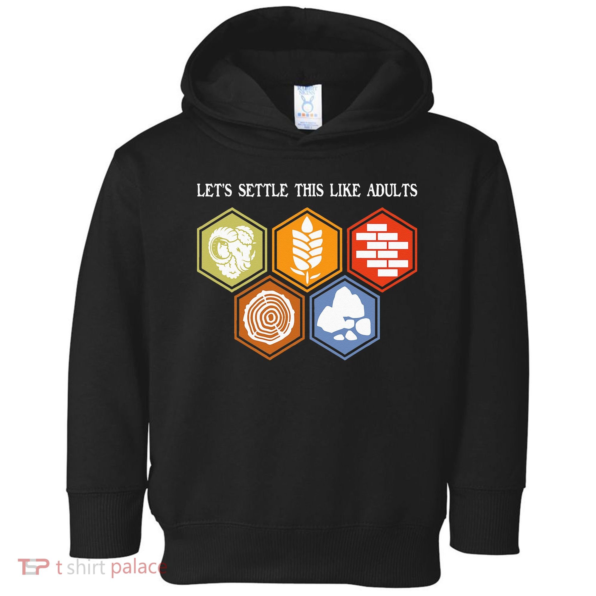 Let's Settle This Like Adults Tabletop Game Board Gaming Toddler Hoodie