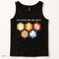 Let's Settle This Like Adults Tabletop Game Board Gaming Tank Top thumb 2