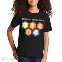 Let's Settle This Like Adults Tabletop Game Board Gaming Kids T-Shirt thumb 2
