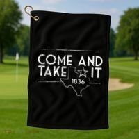 Lone Star Texas Come And Take It 1836 Golf Towel thumb 1