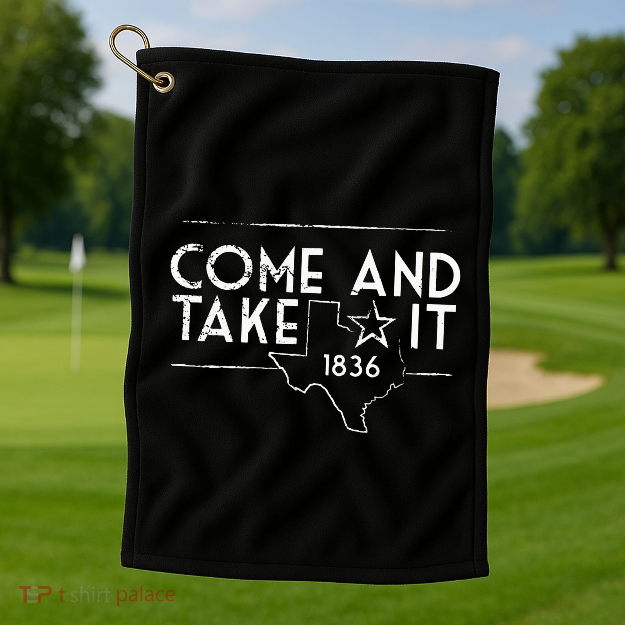 Lone Star Texas Come And Take It 1836 Golf Towel