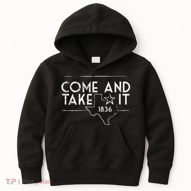 Lone Star Texas Come And Take It 1836 Kids Hoodie