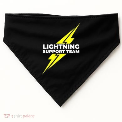 Lightning Support Team Ll Gift USA-Made Doggie Bandana