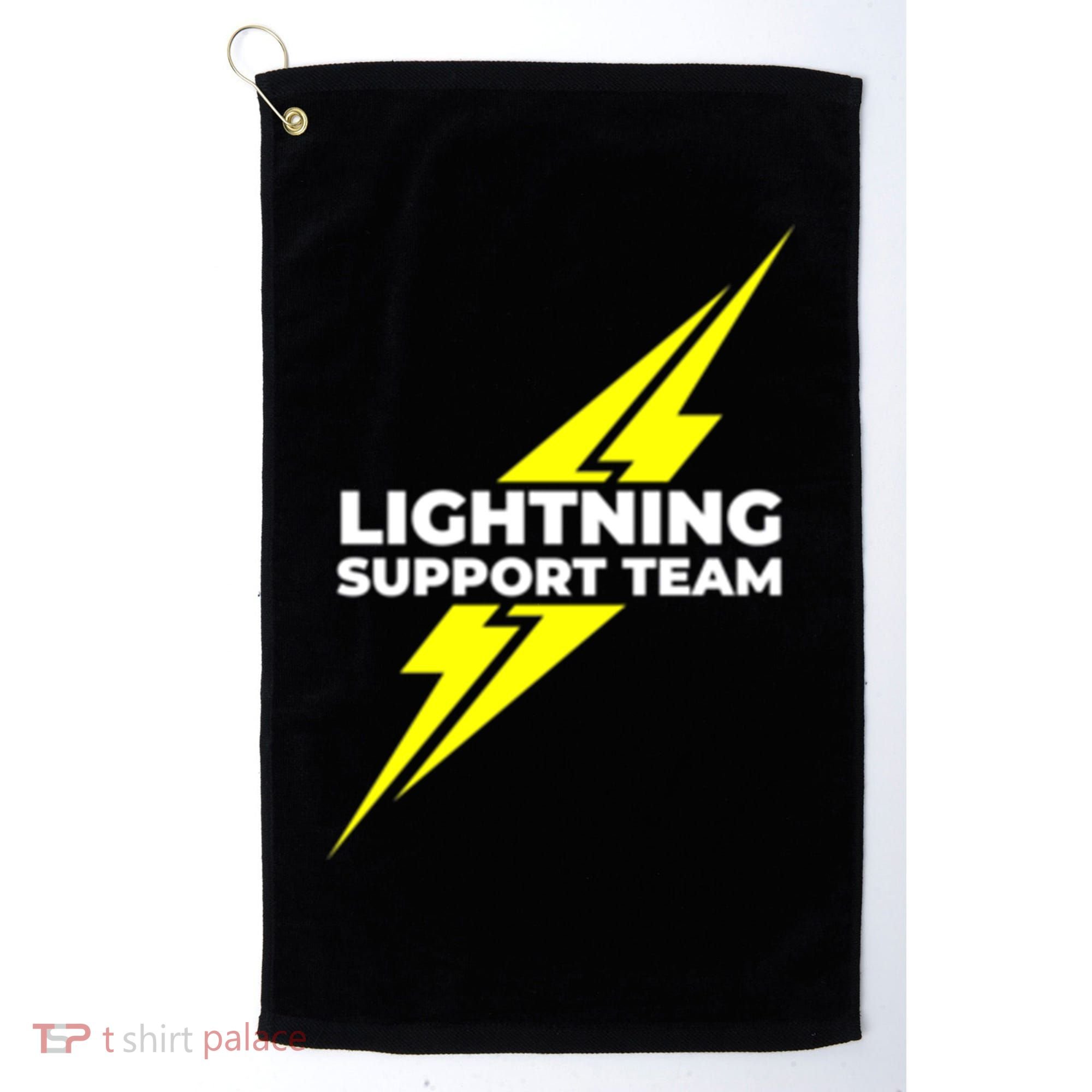 Lightning Support Team Ll Gift Golf Towel