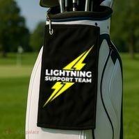 Lightning Support Team Ll Gift Golf Towel thumb 2