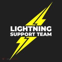 Lightning Support Team Ll Gift Golf Towel thumb 3