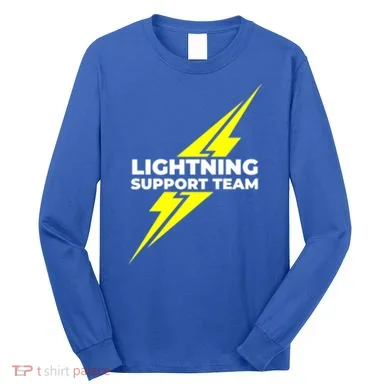 Lightning Support Team Ll Gift Long Sleeve Shirt