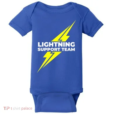 Lightning Support Team Ll Gift Baby Bodysuit