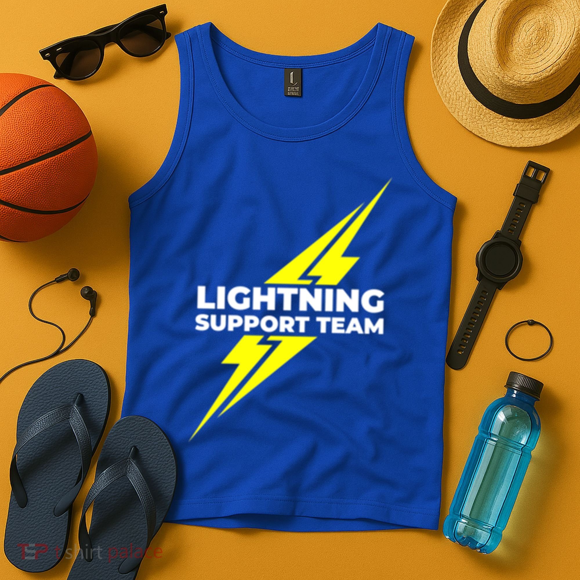 Lightning Support Team Ll Gift Tank Top