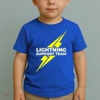Lightning Support Team Ll Gift Toddler T-Shirt thumb 2
