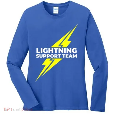 Lightning Support Team Ll Gift Women's Long Sleeve Shirt