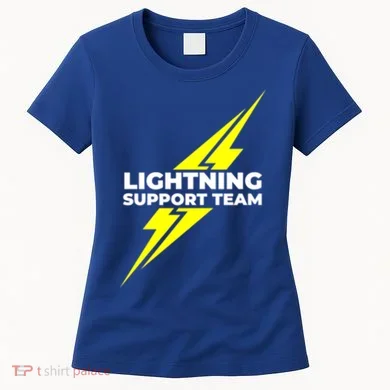Lightning Support Team Ll Gift Women's T-Shirt