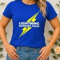 Lightning Support Team Ll Gift Women's T-Shirt thumb 2