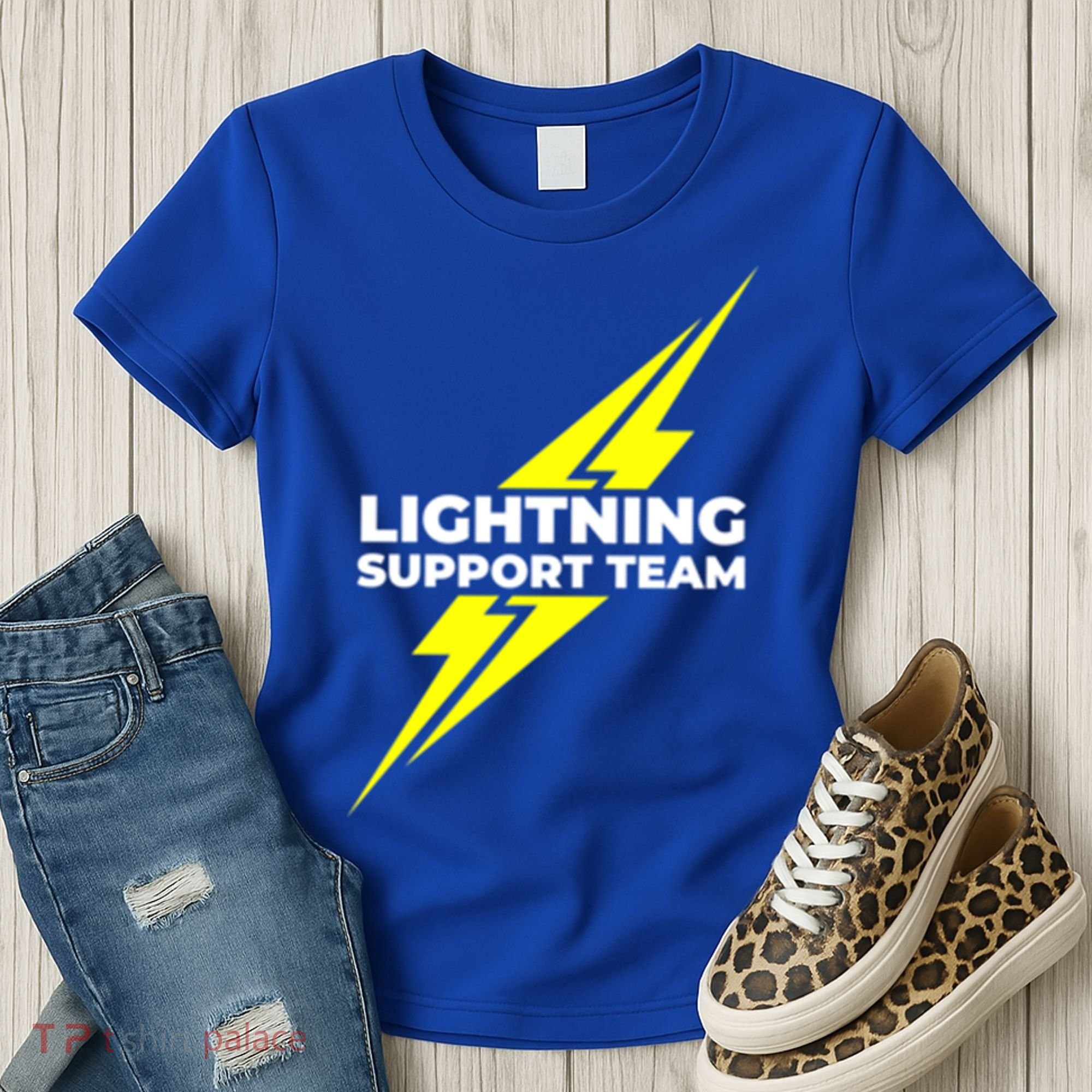 Lightning Support Team Ll Gift Women's T-Shirt
