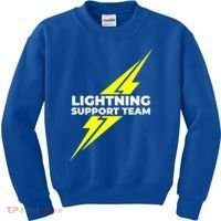 Lightning Support Team Ll Gift Kids Sweatshirt thumb 0