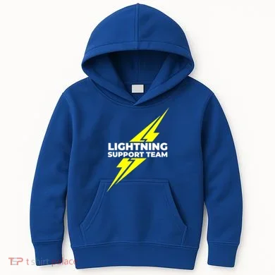 Lightning Support Team Ll Gift Kids Hoodie