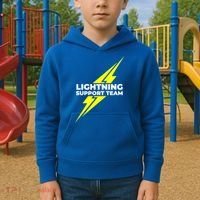 Lightning Support Team Ll Gift Kids Hoodie thumb 2