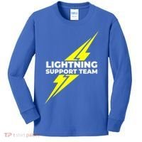 Lightning Support Team Ll Gift Kids Long Sleeve Shirt thumb 0