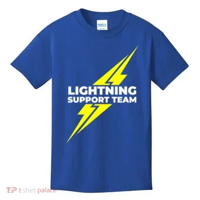 Lightning Support Team Ll Gift Kids T-Shirt