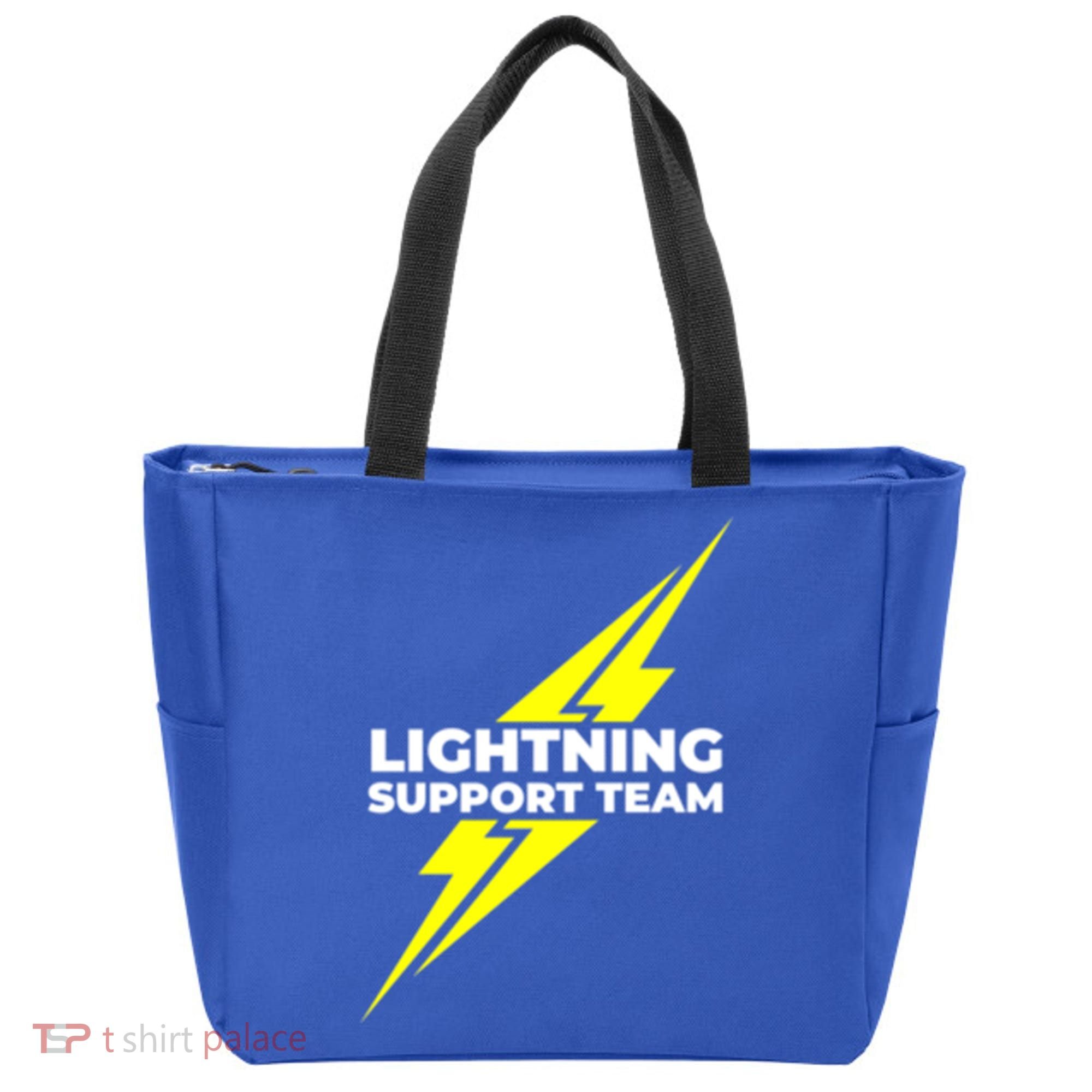 Lightning Support Team Ll Gift Tote Bag