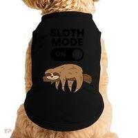 Lazy Sloth Tired Sloth Funny Sloth Mode On Gift Doggie Tank thumb 0