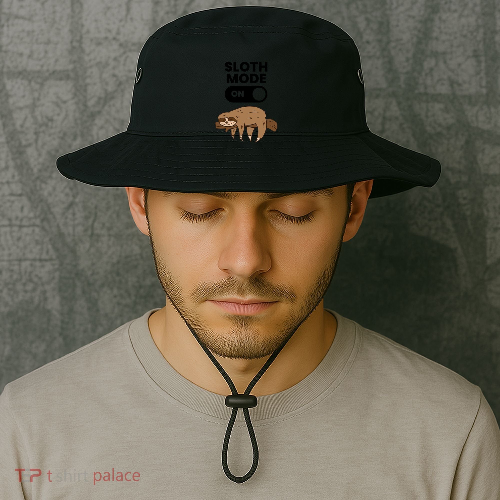 Lazy Sloth Tired Sloth Funny Sloth Mode On Gift Bucket Hat