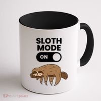 Lazy Sloth Tired Sloth Funny Sloth Mode On Gift Coffee Mug thumb 1